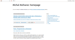 Desktop Screenshot of molhanec.net